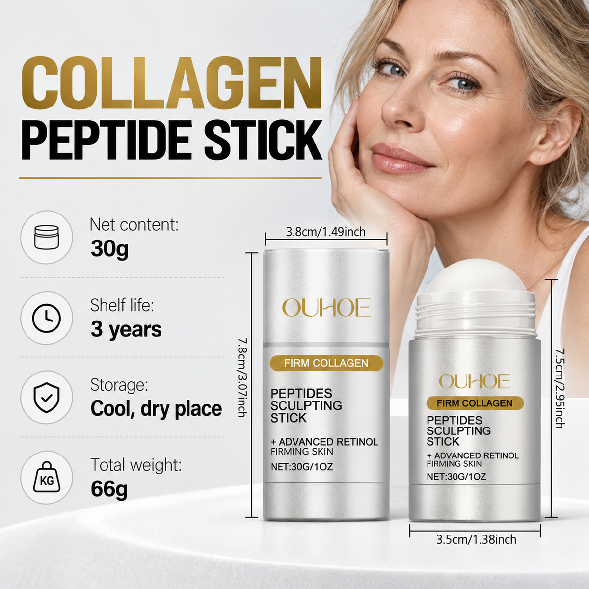 Collagen Peptide Care Stick — 30 g